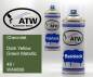 Preview: Chevrolet, Dark Yellow Green Metallic, 48 / WA9806: 400ml Sprühdose + 400ml Klarlack - Set, von ATW Autoteile West.